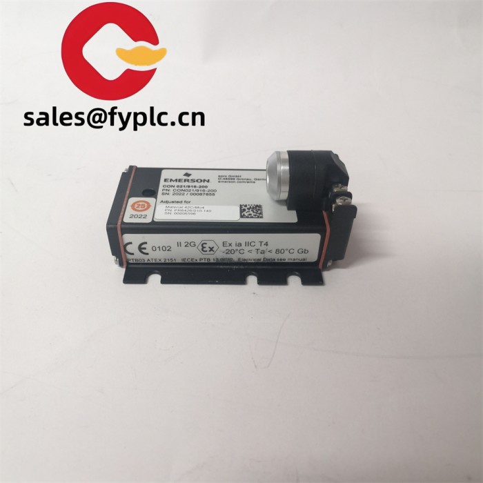 EMERSON PR6426010-140+CON021916-200 Front Sensor Controller PLC