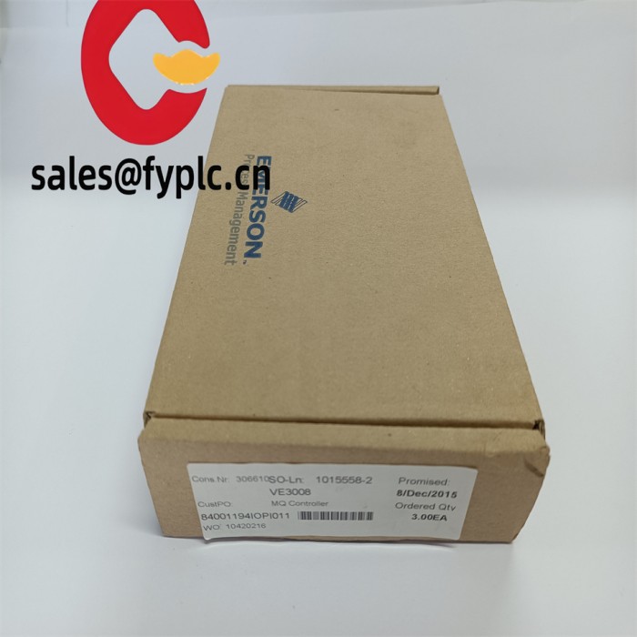EMERSON VE3008 CE3008 KJ2005X1-MQ1 12P6381X022 Automation Sensor Module - Image 6