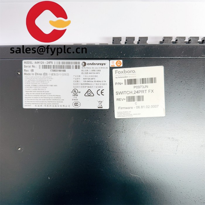 ENTERASYS A4H124-4FX P0973JN electromechanical relay terminal - Image 4