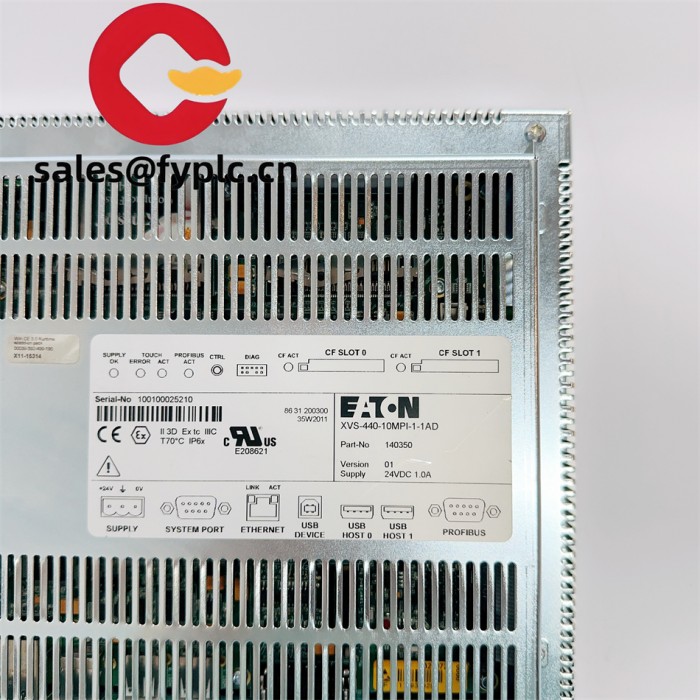Eaton XVS-440-10MPI-1-1AD Industrial Control Module Display Screen - Image 2