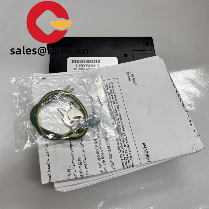 GE IC693CPU374-GU thyristor input/output module