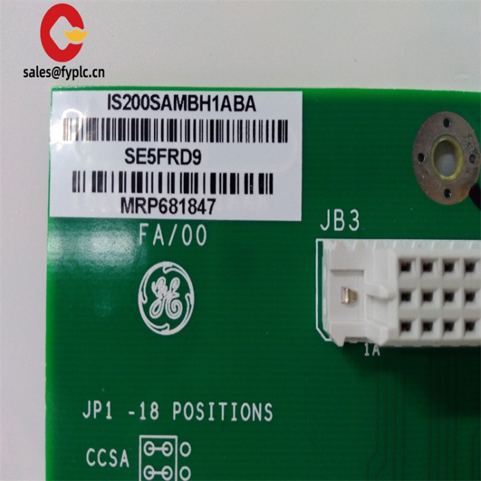 IS200SAMBH1ABA  |  IS200SSCAH2A |  Mark VI printed circuit board - Image 3