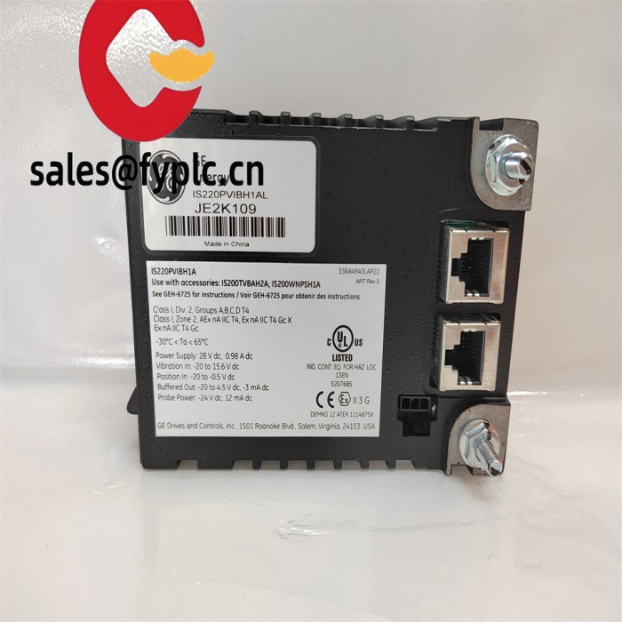IS220PVIBH1A 336A4940CSP16 Input/Output Vibration Module