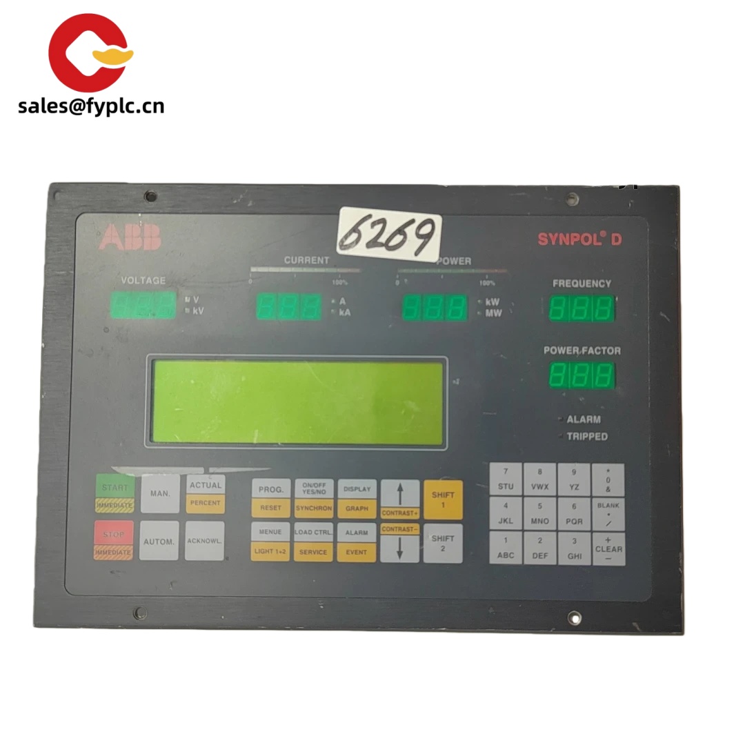 ABB CMA130 communication module front panel showing protocol status LEDs