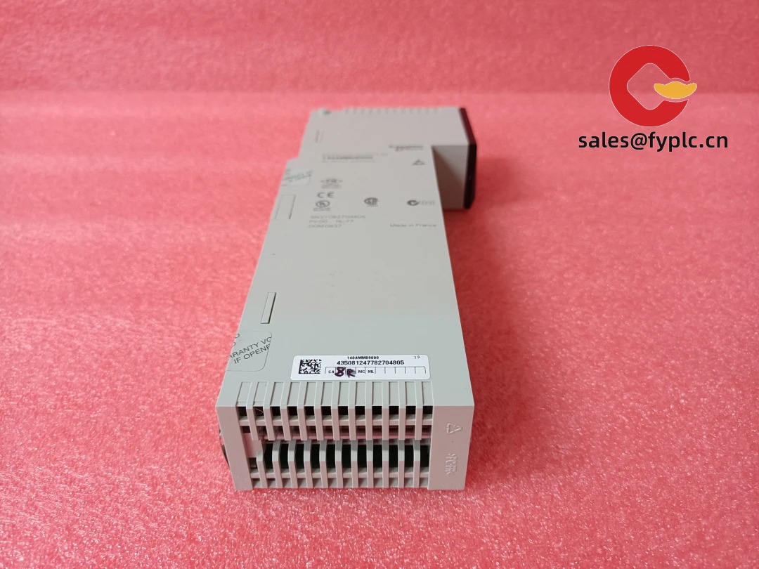 Schneider Electric 140AMM09000 Modicon Quantum mixed analog I/O module - front view