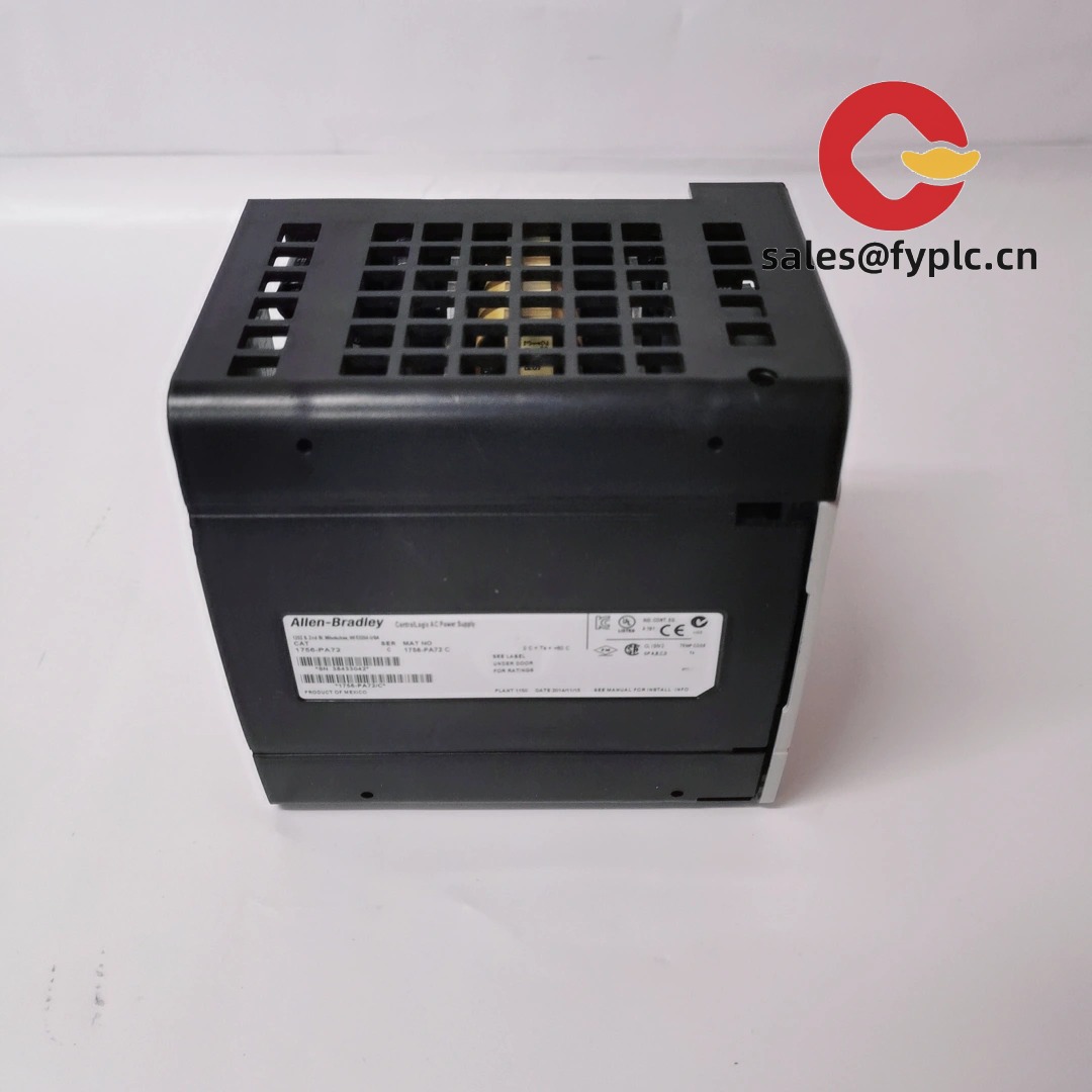 Allen‑Bradley 1756‑PA72_C power supply - details and labeling
