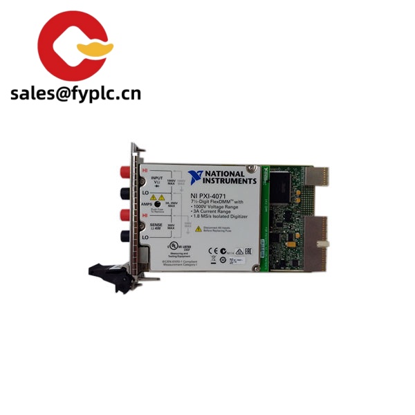 NI PXI-4071 slot installation guide