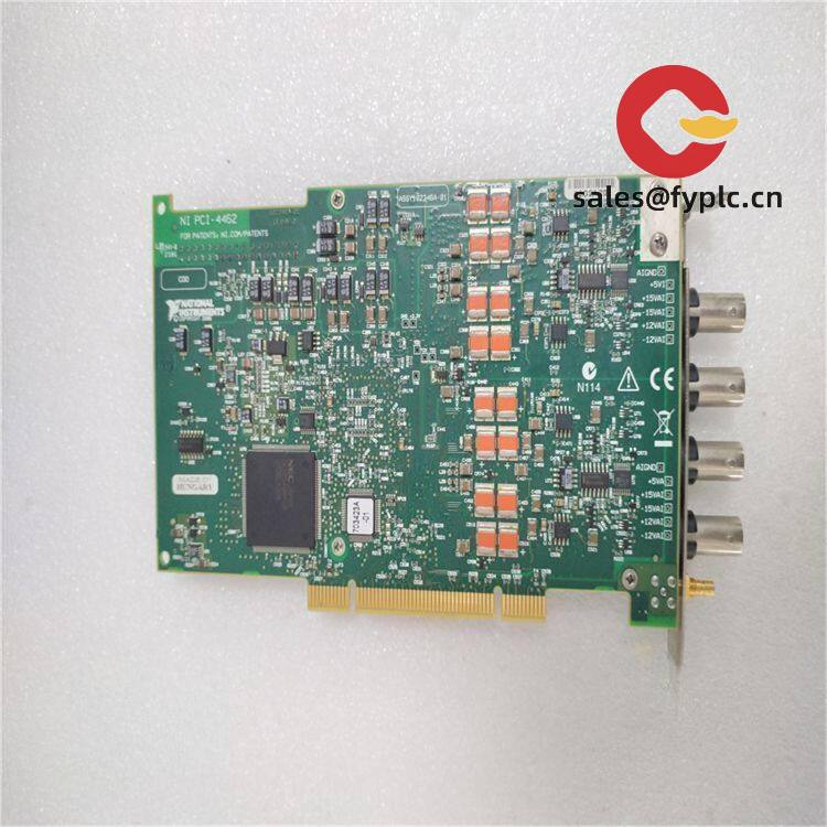 PCI-4462 front panel with BNC connectors