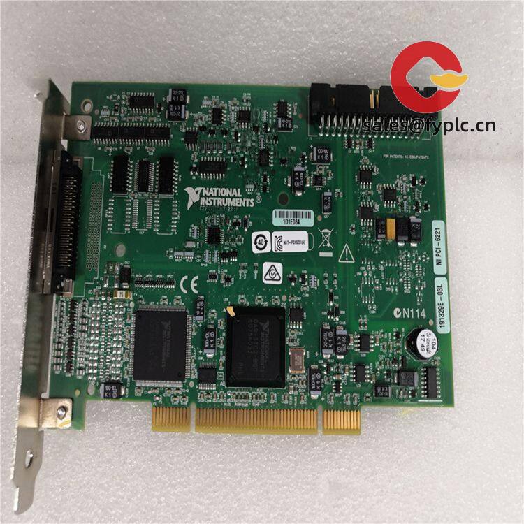 NI PCI-6221 installed in industrial test rig
