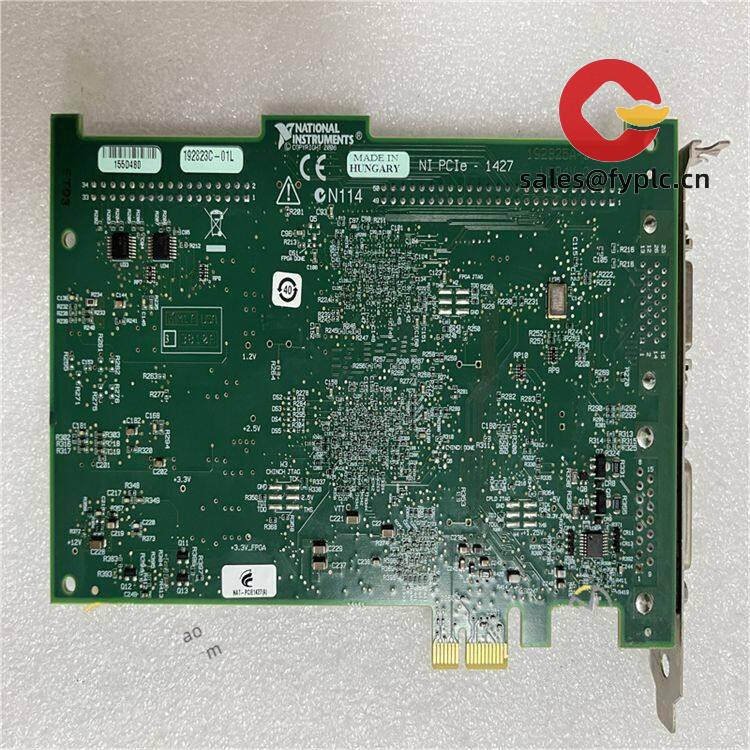 NI PCIe-1427 connector detail