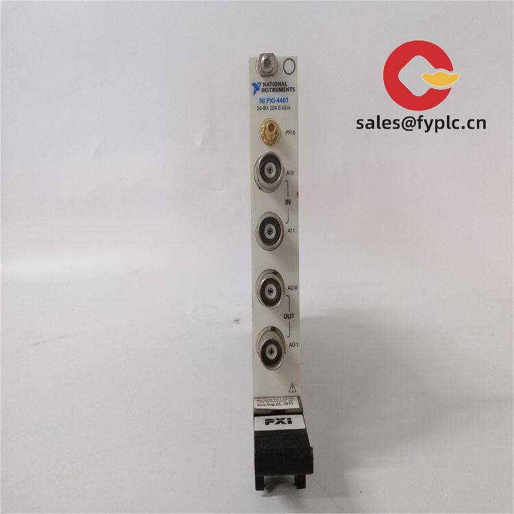 NI PXI-4461 installation in structural test rig