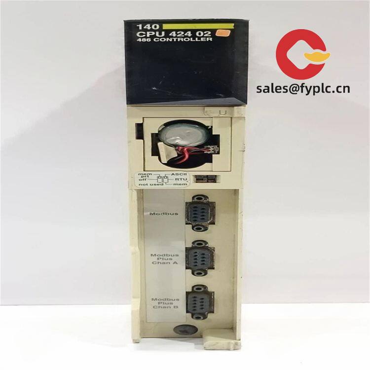 schneider_140cpu42402_programmable_controller_module