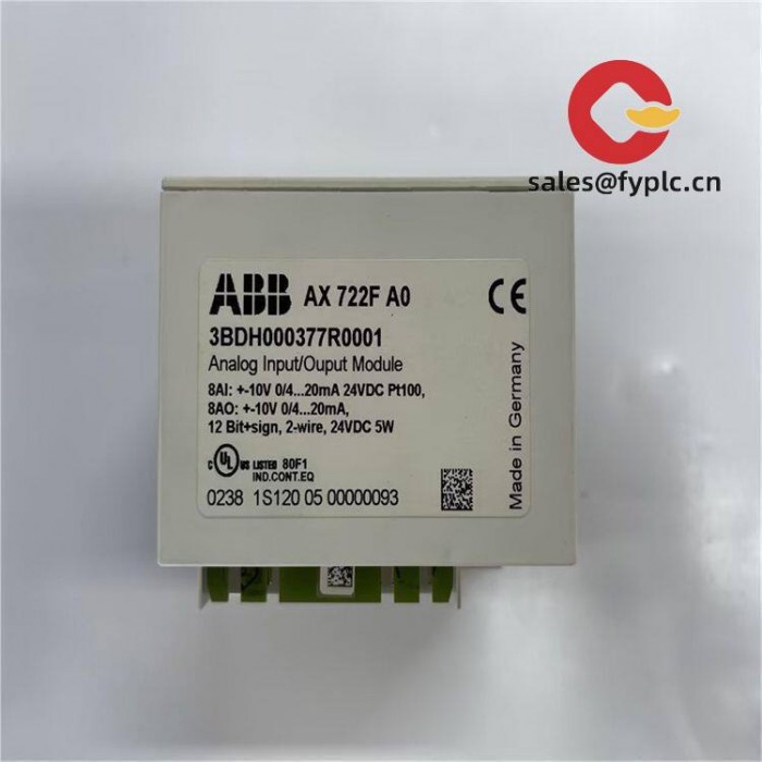 High Intigrity Analog Input Module ABB DC732F (3BDH000375R0001) — High-Integrity Digital Output Module for ...