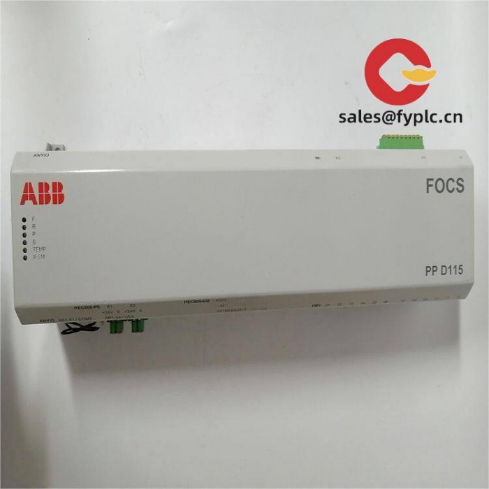 ABB PPD115A01 (3BHE017628R0001) – Plug‑in control/protection board for ...