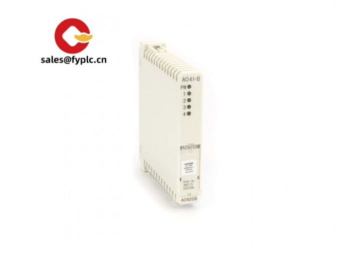 ABB AO920B (3KDE175532L9200) – Analog Output Module for S900 Remote I/O ...
